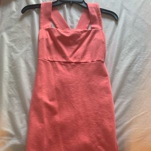 Pink lily boutique coral mini dress